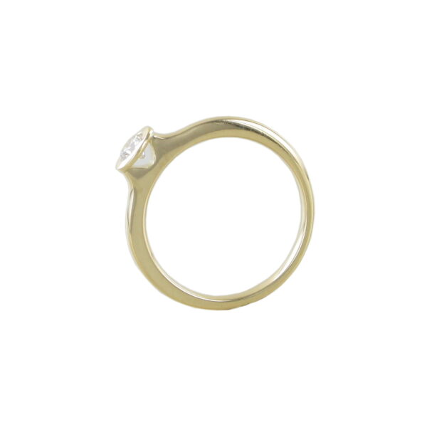 Solitär-Ring Gelbgold Brillant 750/GG