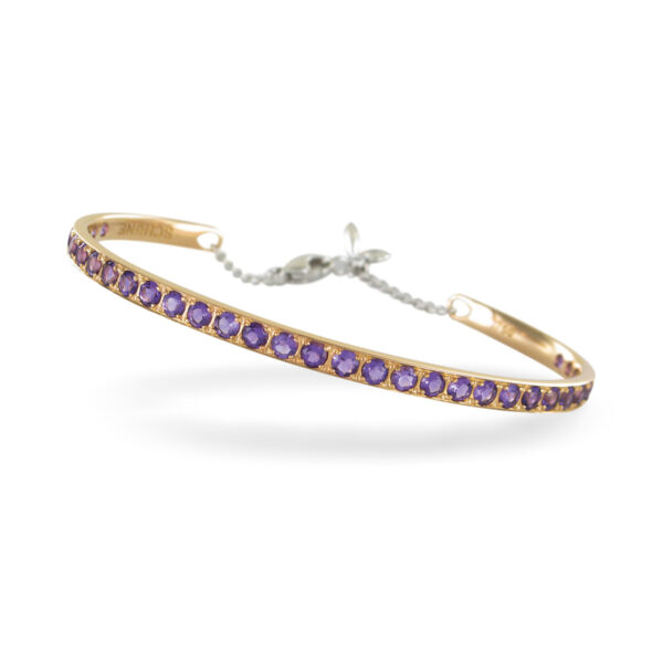 Armspange mit Amethyst Rotgold 750/RG