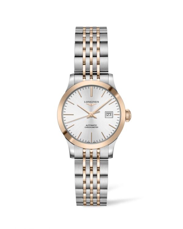Longines Record Automatik Damenuhr Edelstahl