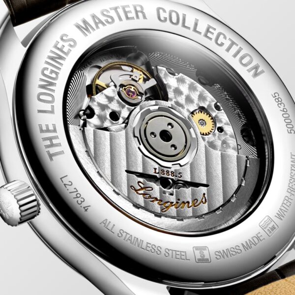 Longines Master Collection Edelstahl u. Lederband – Bild 2