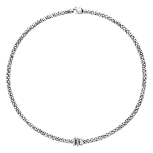 Collier Solo 750/- Weißgold 750/WG