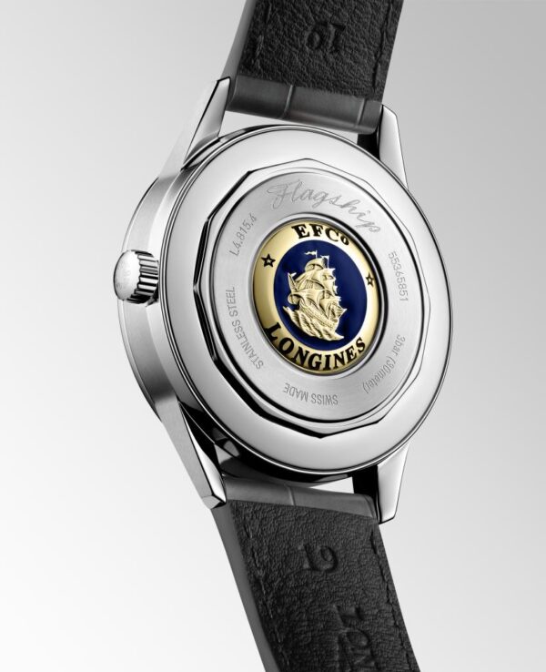 Longines Flagship Heritage Edelstahl u. Lederband – Bild 2