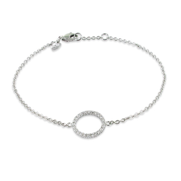 Armband Brillantkranz Weißgold