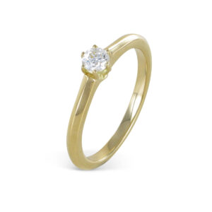 Solitär Brillant Ring