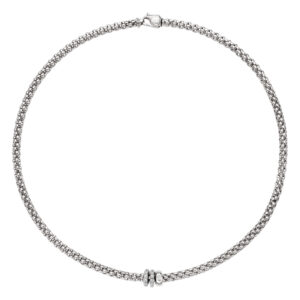 Collier Solo 750/- Weißgold