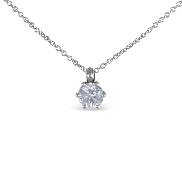 Solitäranhänger 750/- Weißgold