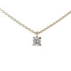 Solitäranhänger 750/-Gelbgold