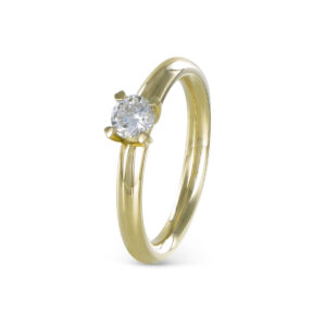 Solitär 1 Brillant 0,50ct.