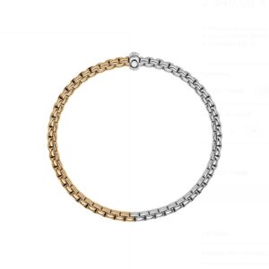 Flex i't Armband mit zweifarbigem Mesh