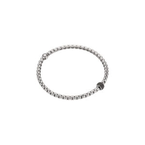 Flex'it Armband mit schwarzen Diamanten