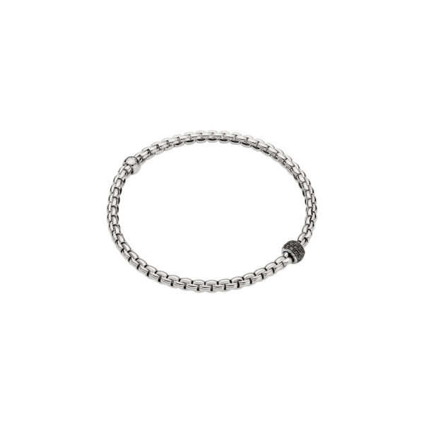 Flex'it Armband mit schwarzen Diamanten