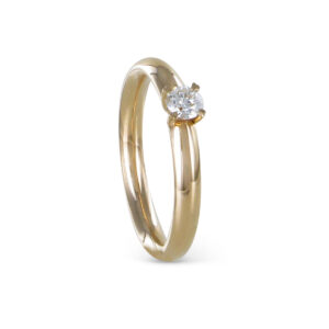 Ring Brillant Gelbgold