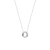 Kette mit Spannring 950/- Platin