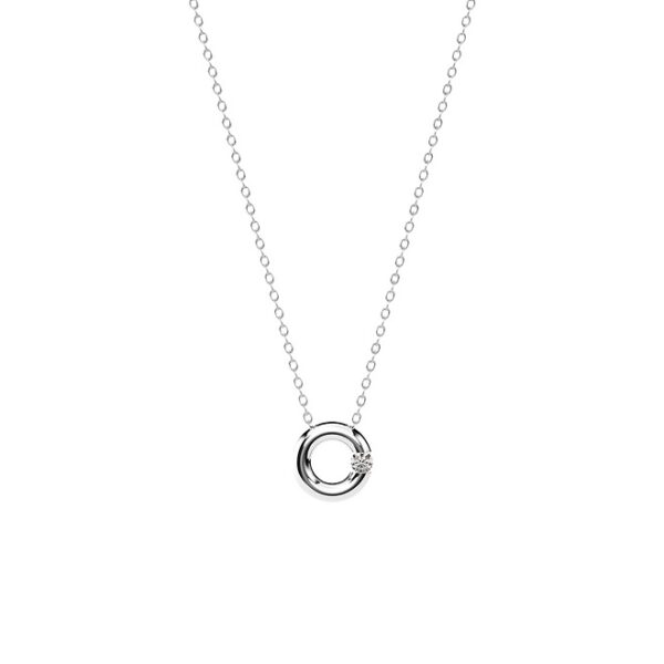 Kette mit Spannring 950/- Platin