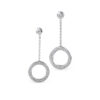 langer Ohrschmuck mit Diamant