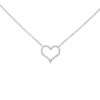 Collier Brillant-Herz Weißgold