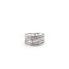 Ring Dune Serie 750/White Ice Gold