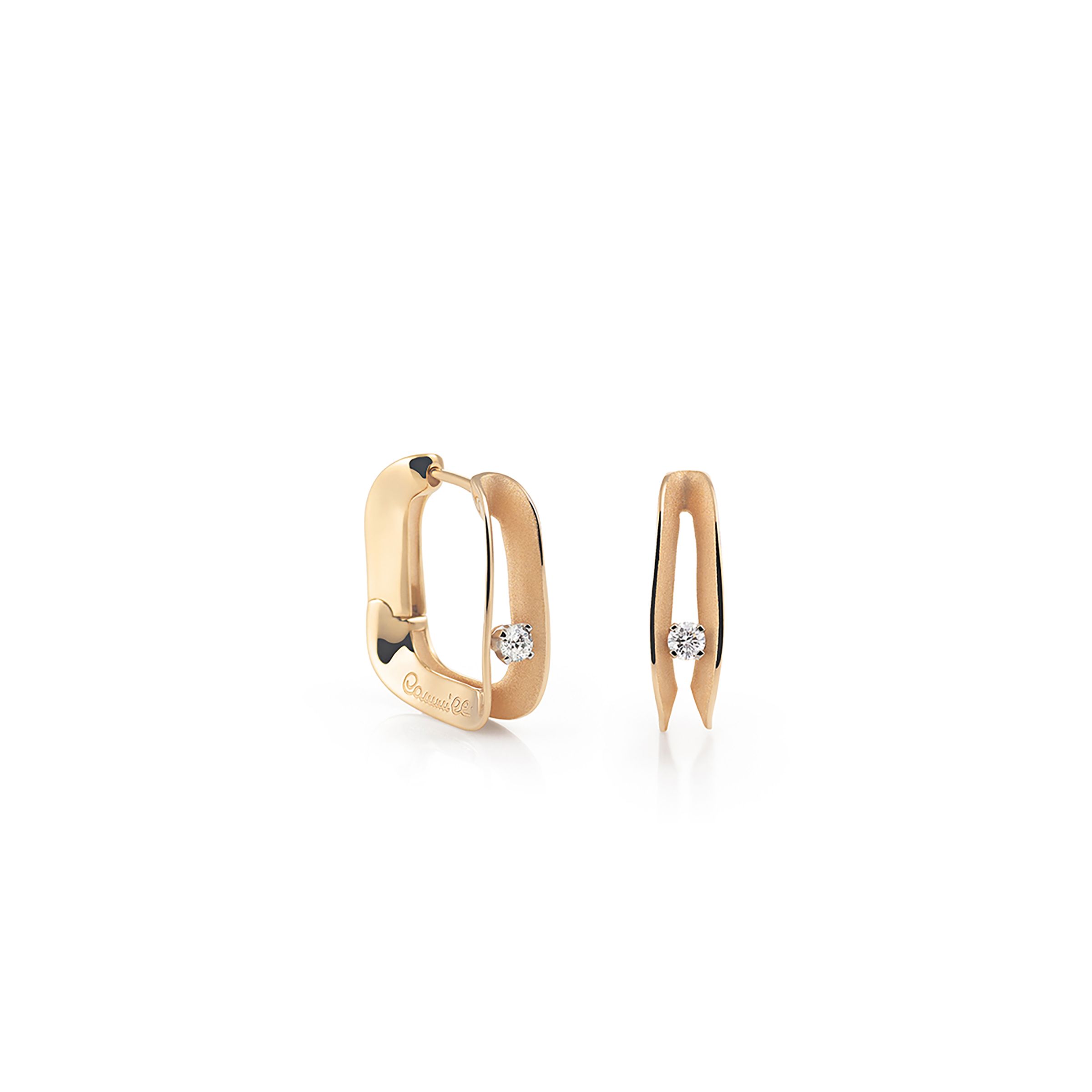 Ohrschmuck Dune 750/Orange Apricot