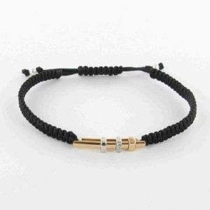 Makrameearmband 750/-RG