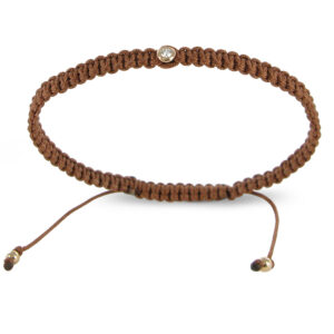 Makrameeband mit Brillant