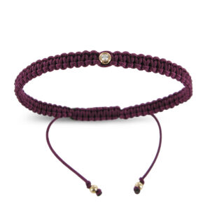 Makrameeband mit Brillant