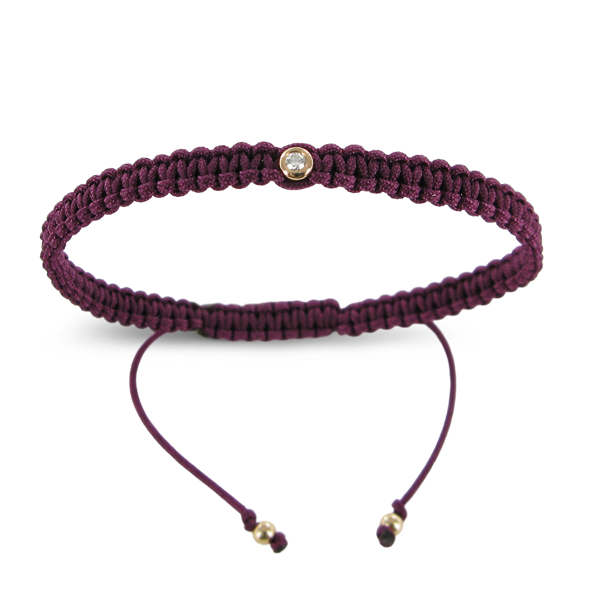 Makrameeband mit Brillant