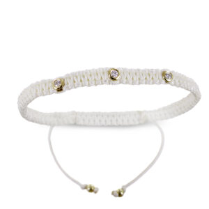 Makrameeband mit Brillant