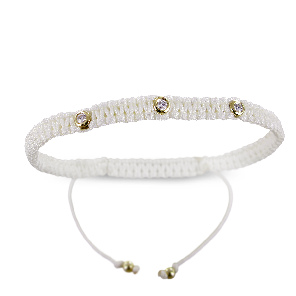 Makrameeband mit Brillant