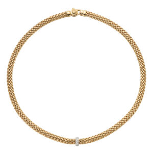 Collier mit Diamanten